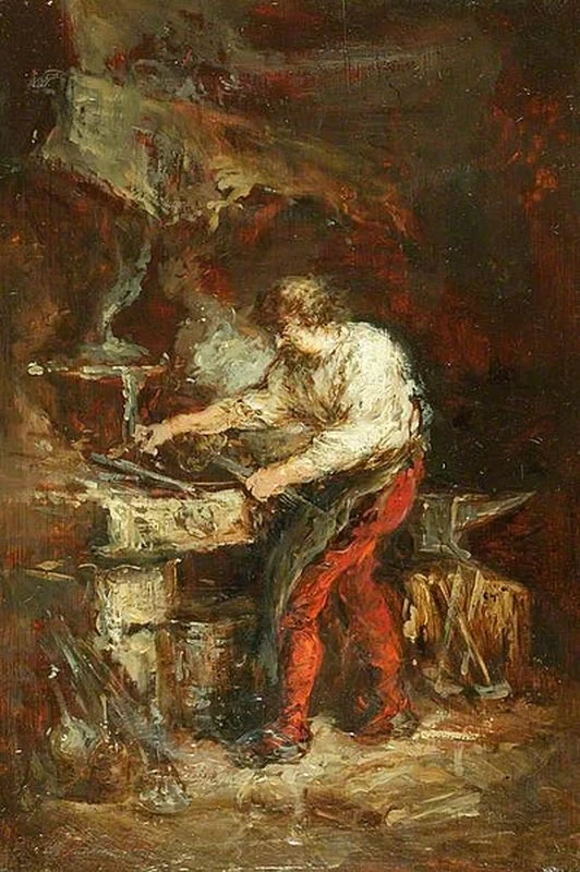 La fucina - 1913.15, Manchester Art Gallery